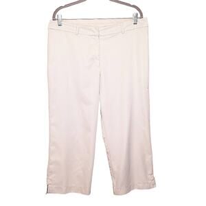 Lady Hagen Cream Golf Capri's Side Leg Pocket Size 14